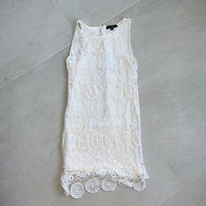 Sanctuary white embroider dress